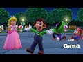 Super Mario Party Jamboree SWITCH circuito lanzadados en español latino con Luigi pro controller