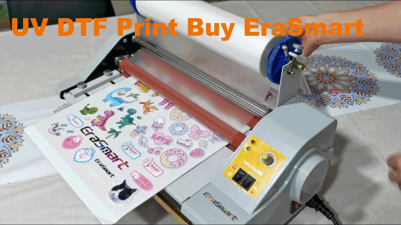 How To Print UV DTF Printer transfer of Material EraSmart