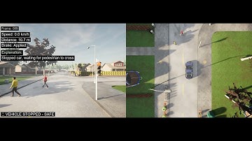 🚶 Pedestrian Crossing Explained with ADAS | CARLA Simulation + AI Explanations