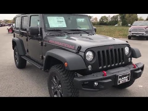 The New 2018 Jeep Wrangler Unlimited 4 DOOR Rubicon Recon Edition Wisconsin  Walkaround Review - YouTube