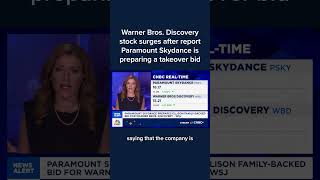 Warner Bros. Discovery stock surges after report Paramount Skydance is preparing a takeover bid