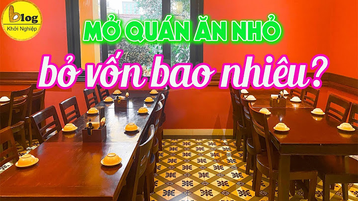 Mở quán thịt chó cần bao nhiêu tiền