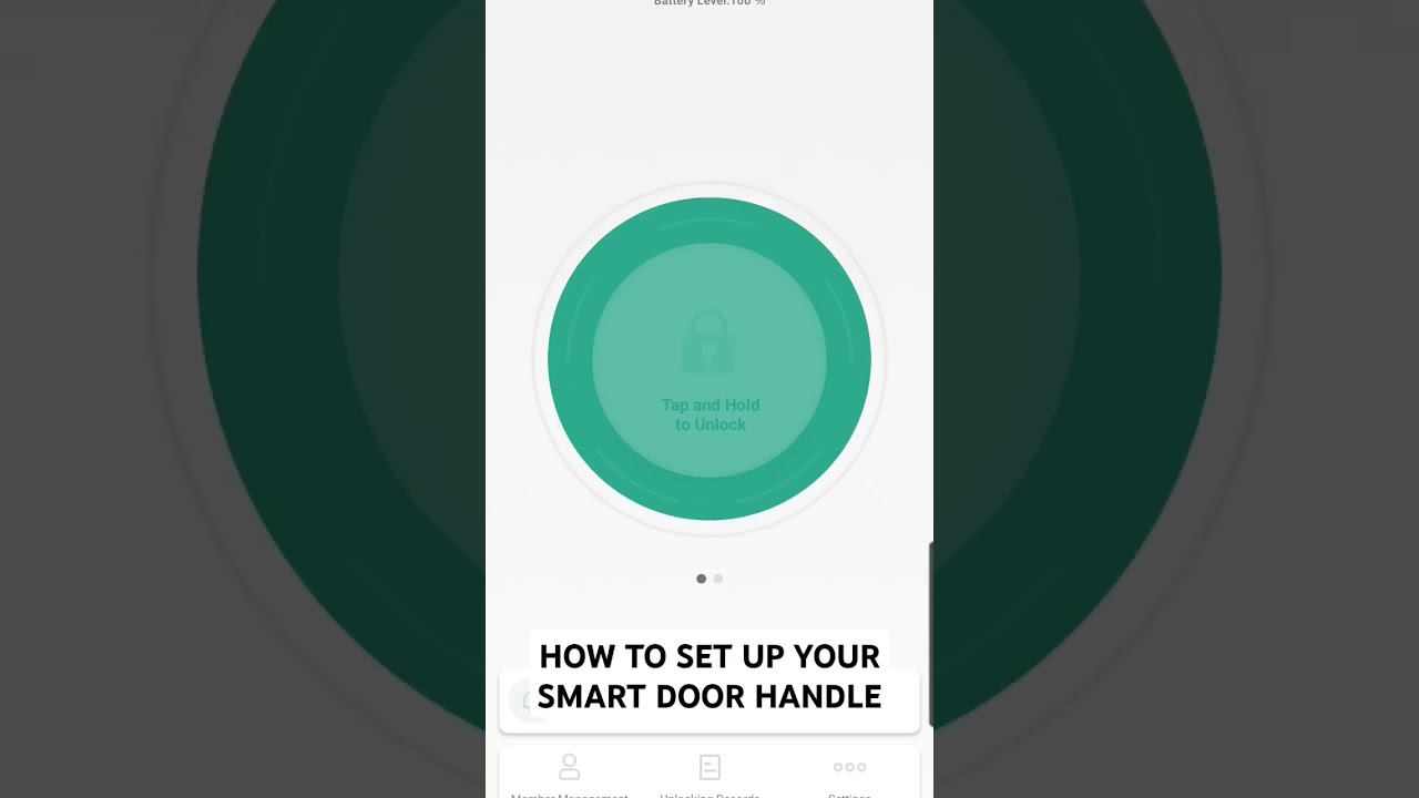 How to set up your smart doorbell handle 