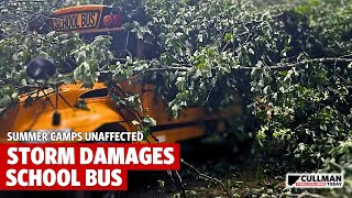 Cullman County school bus damaged by storm | Summer camps unaffected