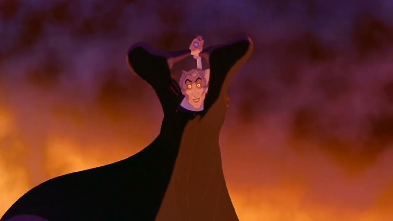 Bob Parr Tells Judge Claude Frollo To Shush