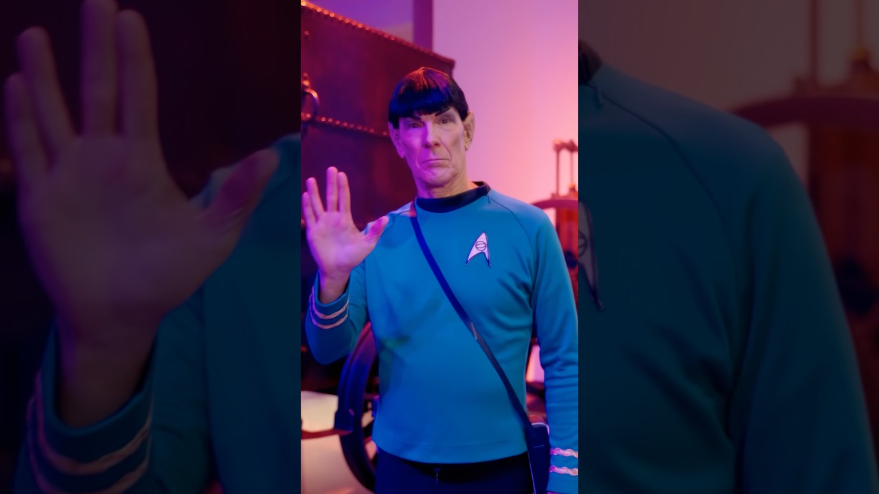 Out of this World STAR TREK COSPLAY at LONDON SCIENCE MUSEUM 🖖🚀 #shorts