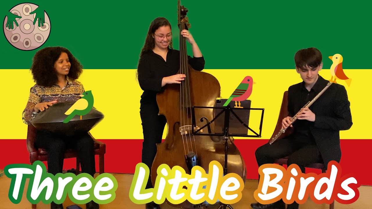 Three Little Birds (Bob Marley) - Handpan, Bass and Flute