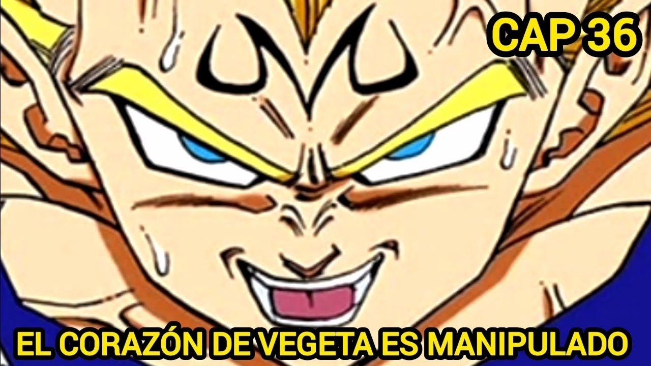 DBZ SAGA DE MAJIN BUU MANGA A COLOR CAPITULO 36 EL CORAZÓN DE VEGETA ES ...