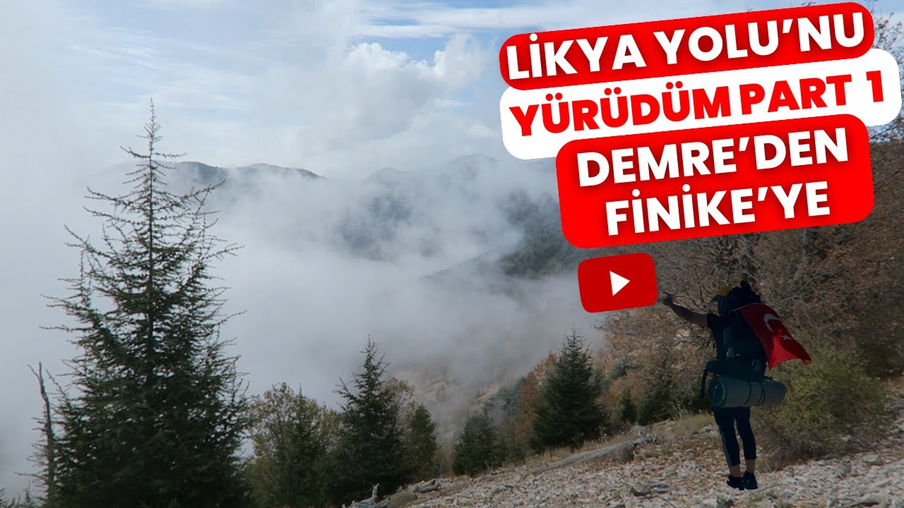 LİKYA YOLUNU YÜRÜDÜM PART1 DEMRE'DEN FİNİKE'YE