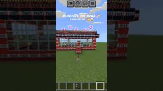 MINECRAFT TNT HOUSE 🏠 EXPLOSION 💥🤯 #4