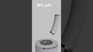 0% vs 100% Softness Cylinder x Pipe Satisfying Simulation | Blender3D #satisfying #satisfyingvideo