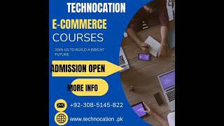 E-Commerce Courses | Freelaning | Learning | Technocation