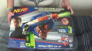 Nerf Elite Rayven Unboxing!