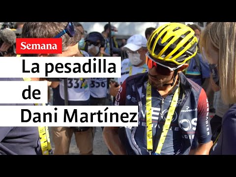 Dani Martínez no tuvo su mejor día en el Tour de Francia 2022 gracias a su estado de salud