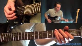 Sad But True Guitar Lesson Pt.2 - Metallica - All The Riffs