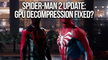 Spider-Man 2 Patch 9 - GPU Decompression No Longer a Performance Hit?