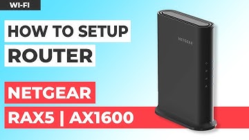 ✅ How to Set Up NETGEAR RAX5 | NETGEAR Nighthawk 4-Stream AX1600 WiFi 6 Router
