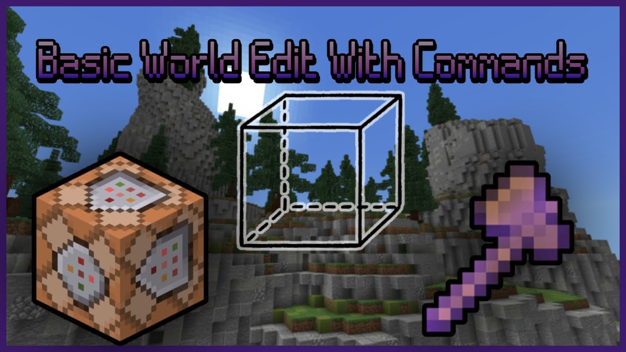 How to make world edit with only 4 command blocks (Bedrock Commands ...