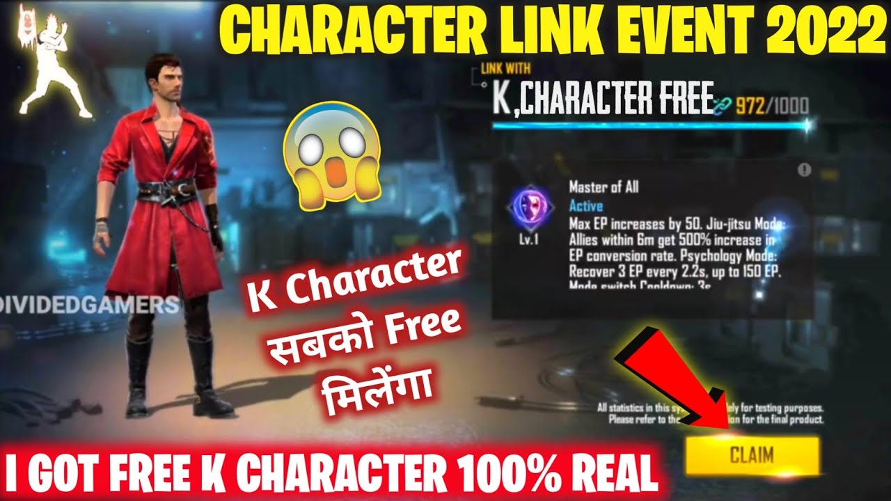 How To Complete Character Link Mission Event Free Fire | Free Fire Character Link Event 2022 |