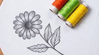 Very unique embroidery designs patterns || Embroidery Cotton flowers #embrodering #art