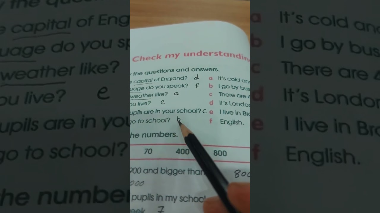 كتاب التلميذ انكليزي للصف الرابع الإبتدائي Unit 2  Lesson 7 