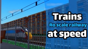 Trains at speed | RO scale railway (trainspotting 3)