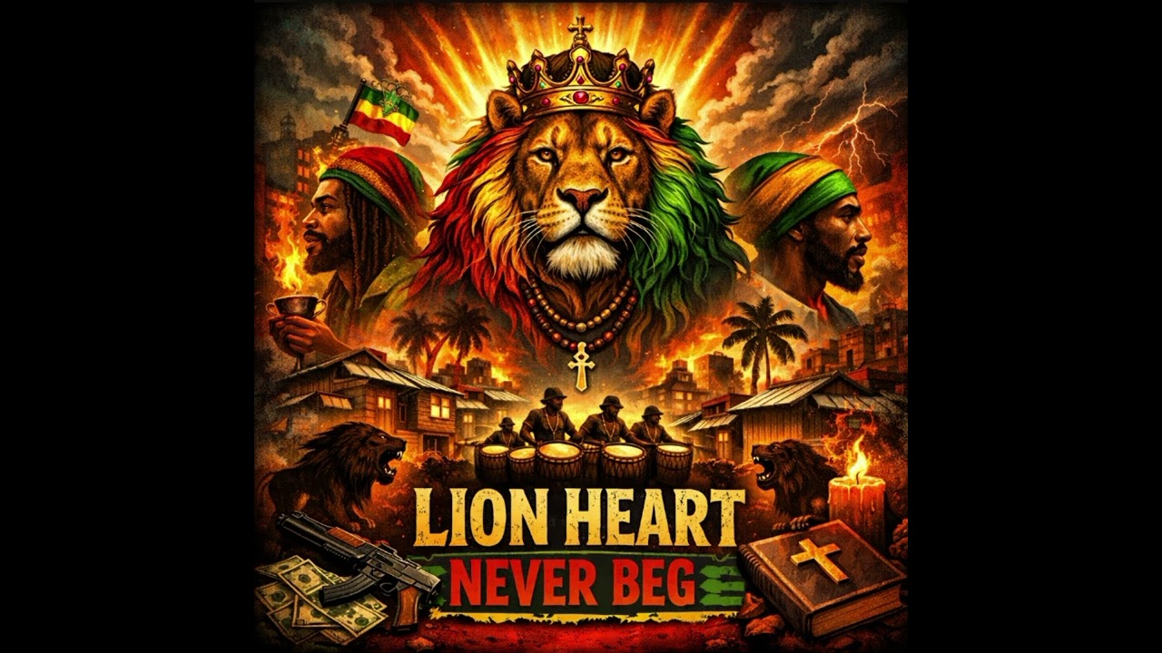 Lion Heart Never Beg 🦁🔥 | Heavy Roots Reggae Anthem 2026 | Conscious Rasta Music