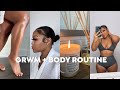 GRWM: HOW I KEEP MY BODY GLOWY + SEPHORA BODY CARE FAVORITES + BABY HAIR SWOOP TUTORIAL | KIRAH O