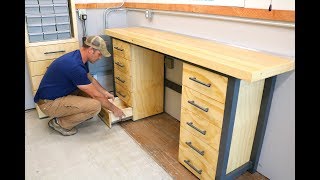 Steel Frame Workbench - Shipping Container Shop - How To