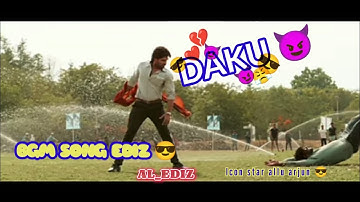 DAKU Ft. ALLU ARJUN DAKU SONG STATUS 😈 Ft. DAKU SONG BGM ALLU ARJUN STATUS 4K HD QUALITY #trending