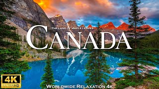 CANADA 4K ULTRA HD • Scenic Relaxation Film with Peaceful Relaxing Music & Nature Video Ultra HD