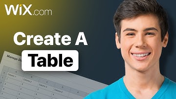 How To Create A Table In Wix (2025) - Make A Table In Wix