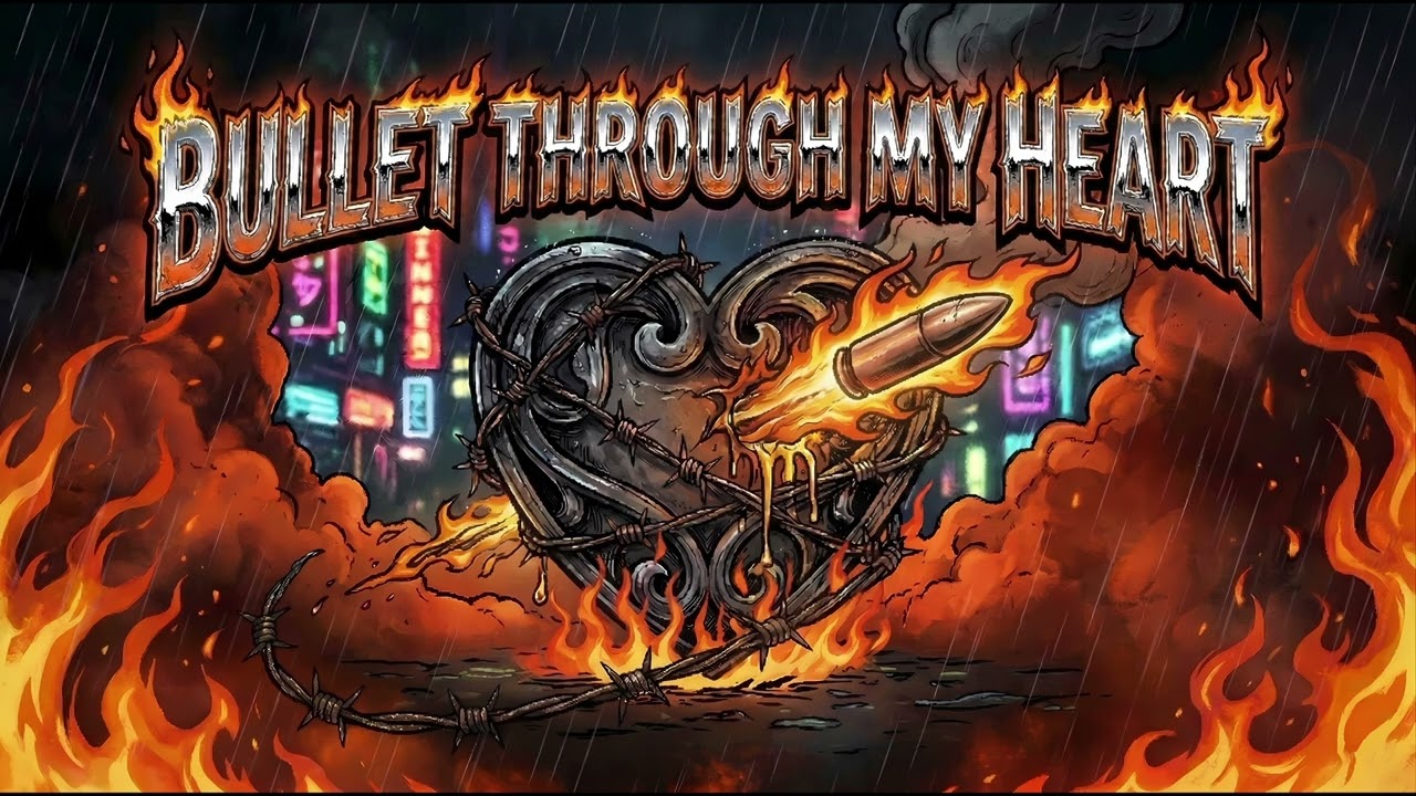 BULLET THROUGH MY HEART  💔🎸 // HEAVY ROCK BALLAD (Official Audio)