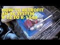 How to retrofit an ac system r12 to r134a ericthecarguy