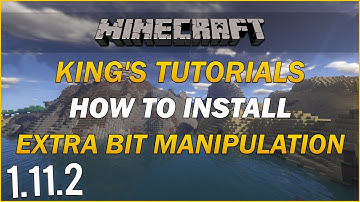 Minecraft 1.11.2: How to install Extra Bit Manipulation Mod | Minecraft Tutorial