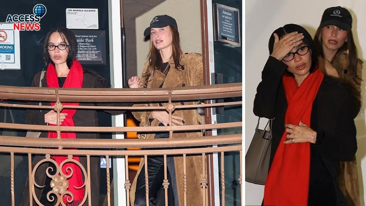 Хейли Бибер и Зои Кравиц блистают в Западном Голливуде перед большим днем ​​рождения Хейли 🎉✨