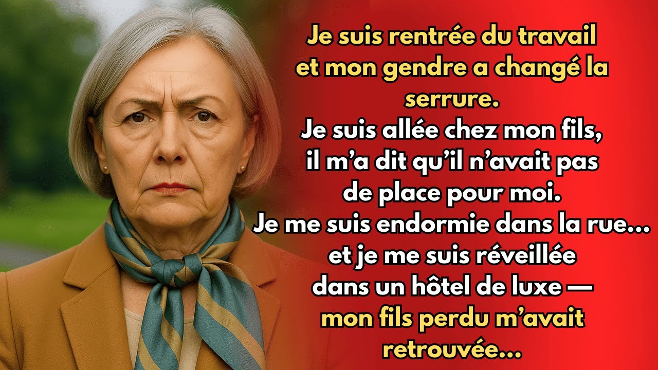 Mon gendre m’a chassée, mon fils m’a ignorée… Dans la rue, j’ai revu mon fils perdu.