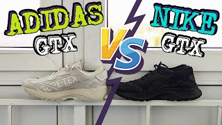 видео: Adidas Spiritain GTX vs Nike Pegasus Trail GTX + Тест Водой картинка: Adidas Spiritain GTX vs Nike Pegasus Trail GTX + Тест Водой