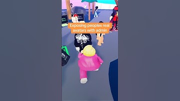 Exposing avatars with admin 🫣 #shorts