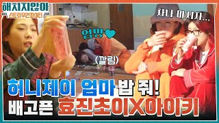 아침부터 밥달라고 셰프 허니제이 깨우는 아이키 X 효진초이ㅋㅋㅋ (feat. 많이 아픈 주전자) #유료광고포함 #해치지않아X스우파 EP.3 | tvN 220210 방송