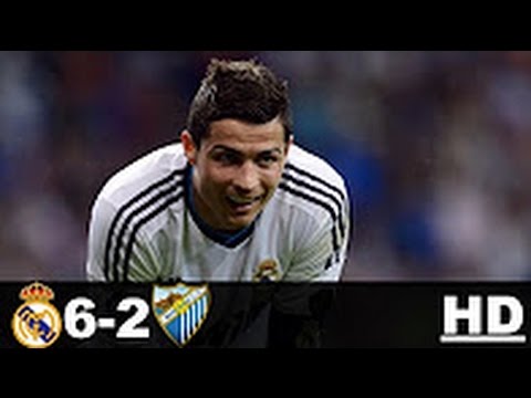 Real Madrid Vs Malaga 6 2 All Goals Extended Highlights La Liga 08 05 13 Hd Youtube