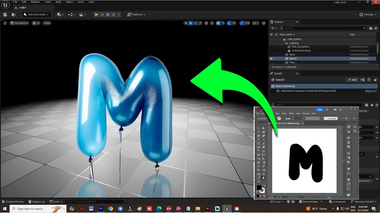 adobe firefly to unreal engine - YouTube