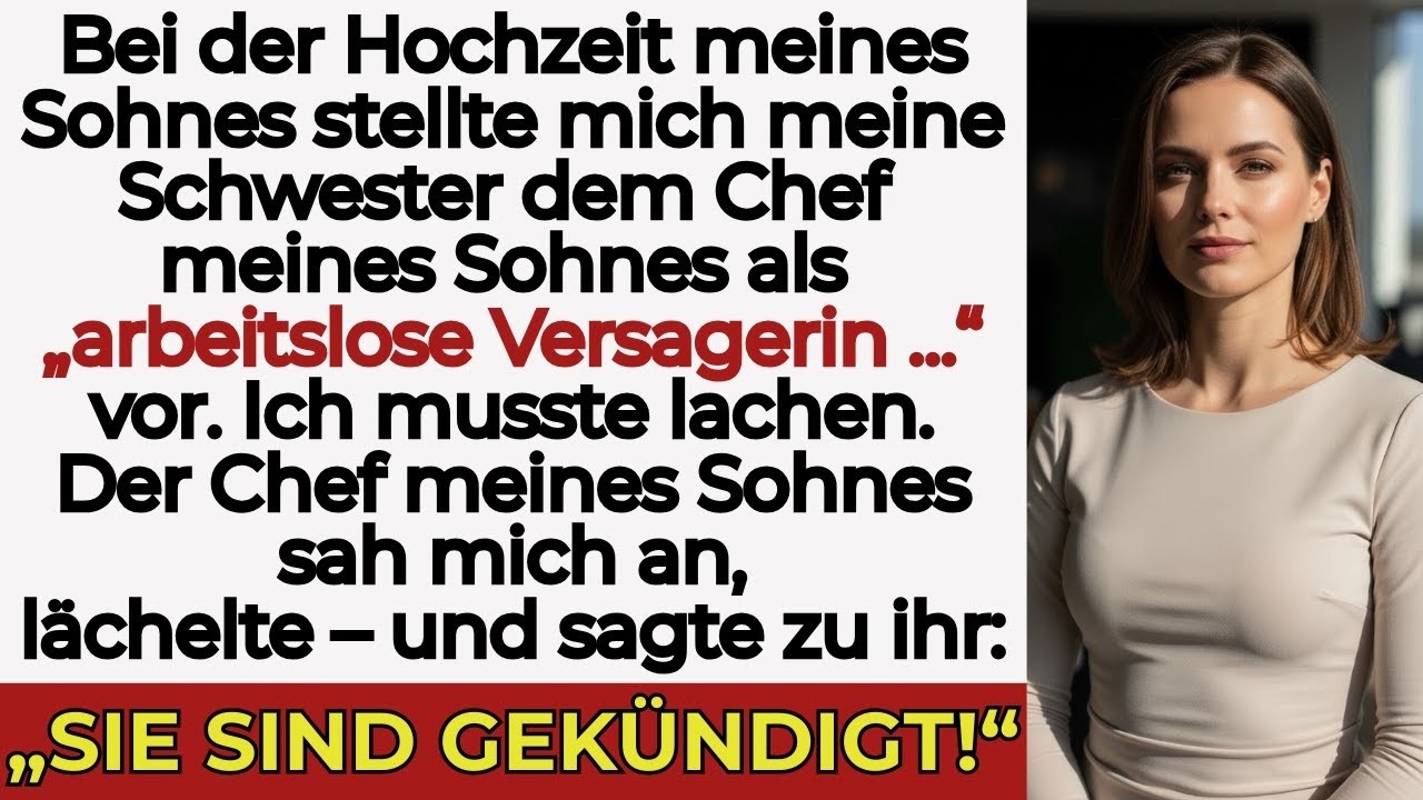Meine Familie lachte, als meine Schwester mich „arbeitslose Versagerin“ nannte – ihr Chef hörte z