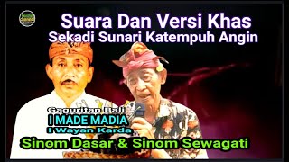 Gaguritan Bali. Suara Dan Versi Khas. Sinom Dasar & Sewagati. I Made Madia feat I Wayan Karda.