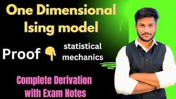 One dimensional ising model || statistical mechanics Msc fy