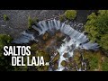 Drone saltos del laja chile earth from above 4k