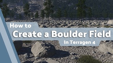 Terragen 4 Basics: Create A Boulder Field