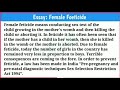 Essay on female foeticide  female feticide  esaay on kanya bhrun hatya  study centre