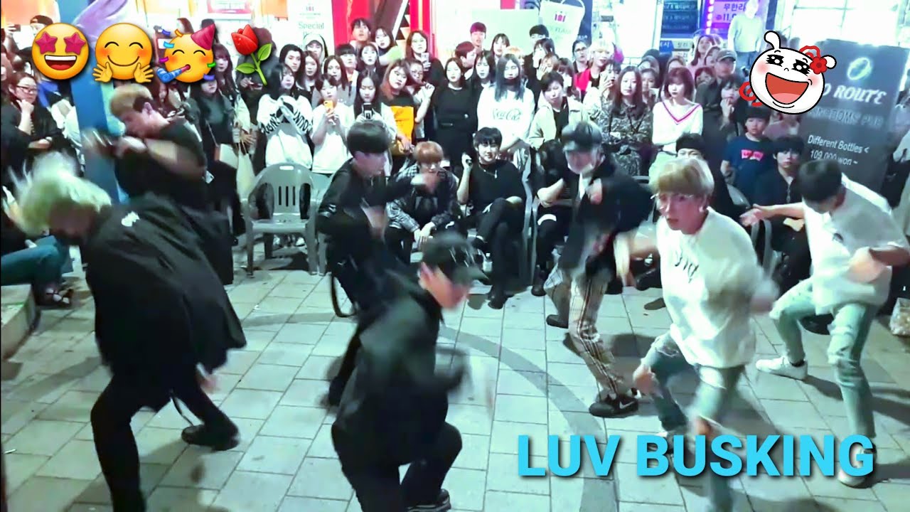 BECZ, ANTARES & UNKNOWN (KINGDOMS CREW). BTS 'FIRE' COVER. UNFORGETTABLE SPLENDID BUSKING MEMORY.