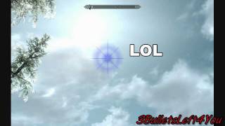 FUNNY GLITCH  in Skyrim Roflcopter Sabercat